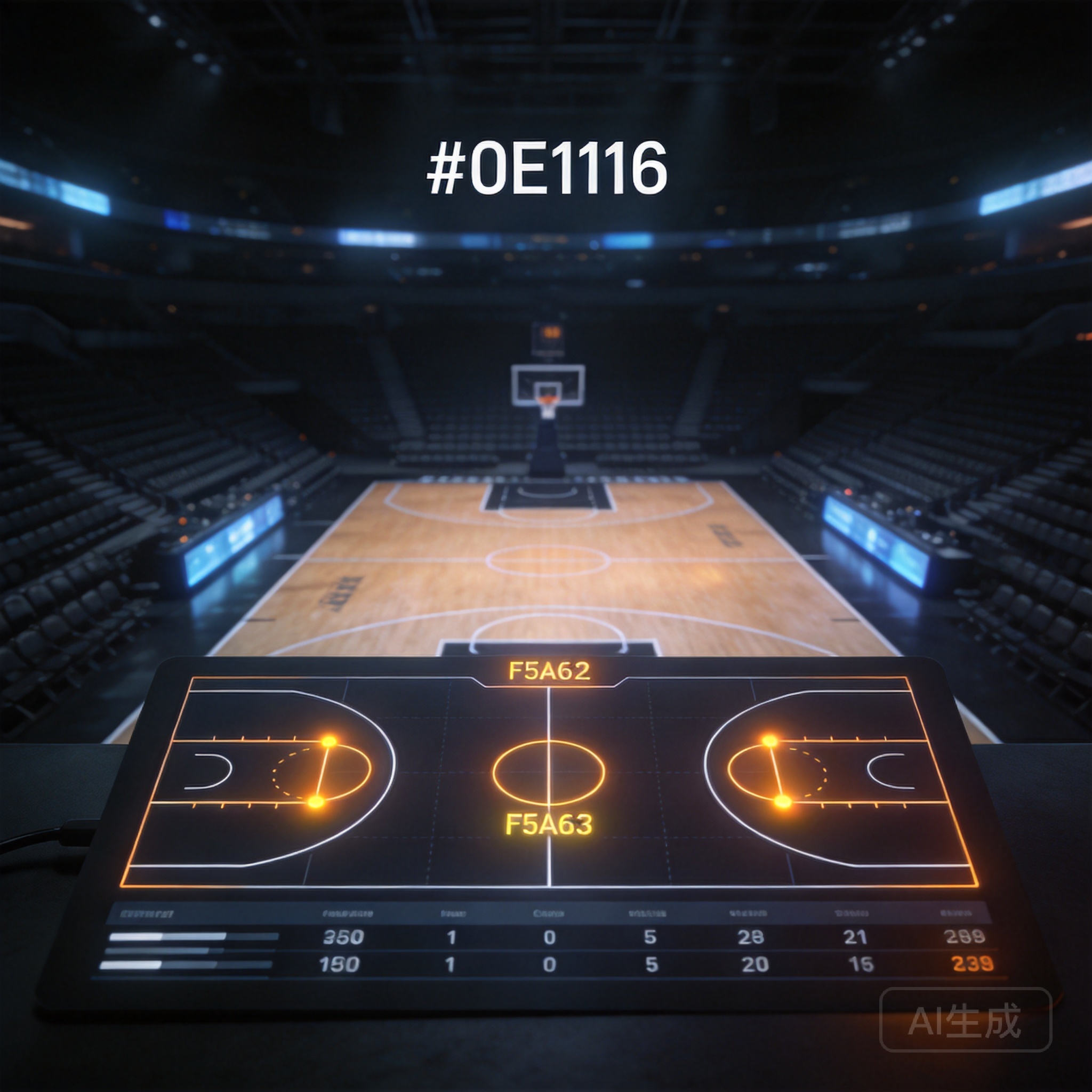NBA数据库主题插画